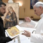 El papa recibió a Zelenski, presidente de la Ucrania martirizada