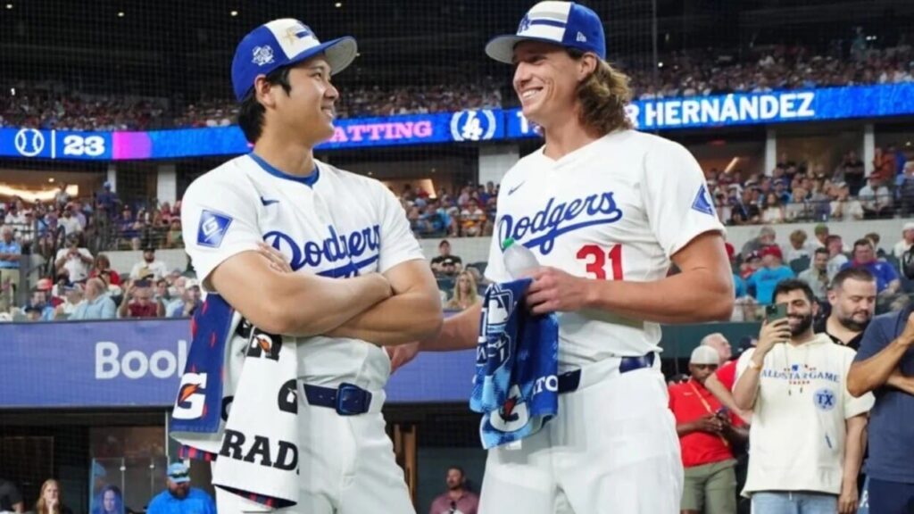 duo-dinamico:-glasnow-y-ohtani-aseguran-la-serie-para-su-equipo