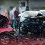 Identifican 3 de accidente en Circunvalación de Santo Domingo; había una embarazada