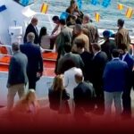 Reina Letizia sufre una caída al salir de un barco pesquero durante visita a Llanes